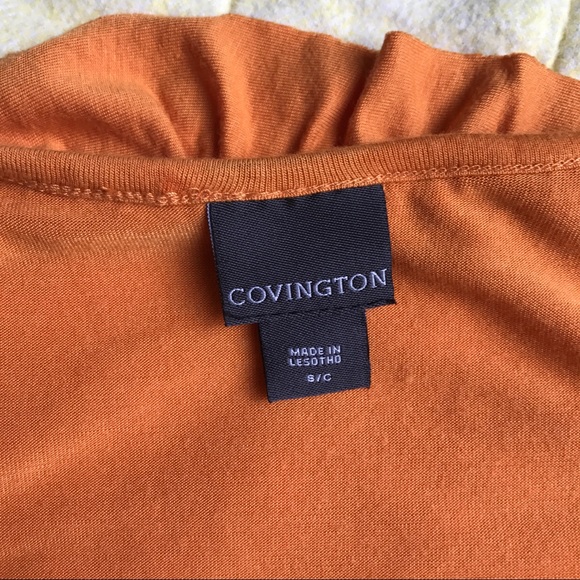 Sleeveless flutter neck top - Picture 3 of 5